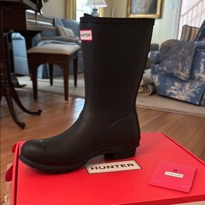 Hunter Black Rain Boots